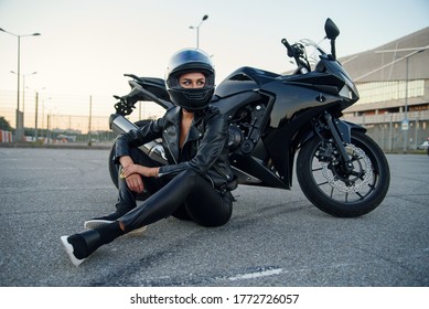 bike photo girl