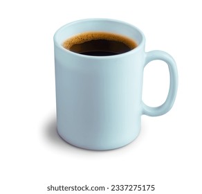 Attractive cut out of coffee mug in white background - Shutterstock ID 2337275175