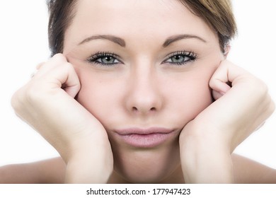 Attractive Fed Up Young Woman