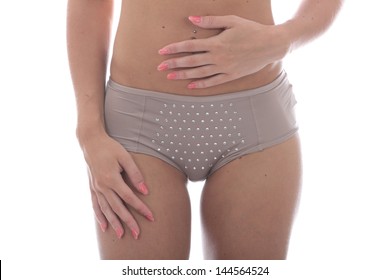 lease Mourn Paine Gillic Sexy Woman Body Pink Shorts Stock Photo 287241200 | Shutterstock