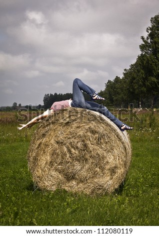 Similar – diving Cornfield Field