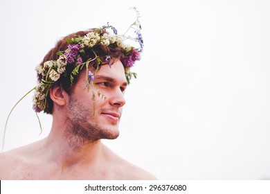 Man Naked Flowers Images Stock Photos Vectors Shutterstock