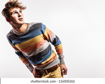 male model casual wear