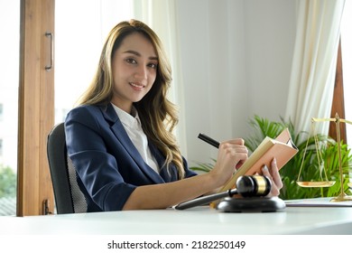 Attractive Millennial Asian Female Lawyer Business Stock Photo ...