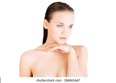 Attractive Pretty Nude Woman Porping Her Stock Photo Shutterstock