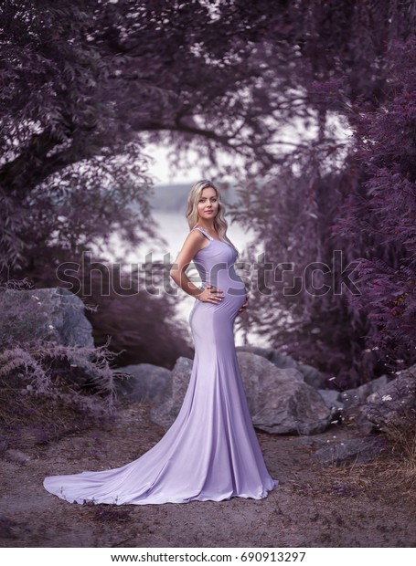 pretty woman purple dress
