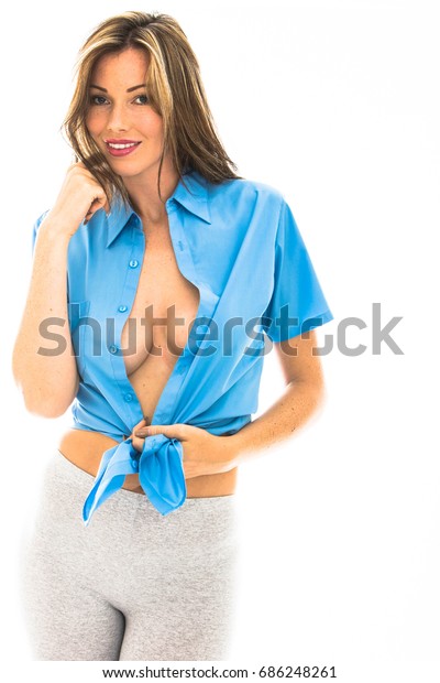 wearing open shirt