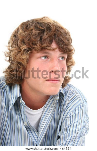 Attractive Sixteen Year Old Teen Boy Stockfoto Jetzt