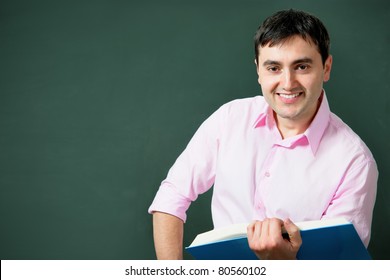 Attractive Teacher Student Blackboard Stock Photo (Edit Now) 80560102