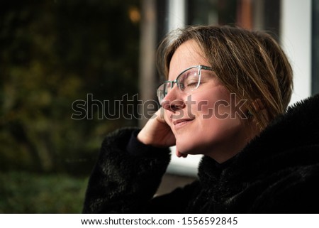 Similar – Image, Stock Photo View into time Human being