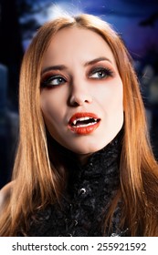 Attractive Vampire Stock Photo 255921592 | Shutterstock