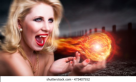 attractive vampire