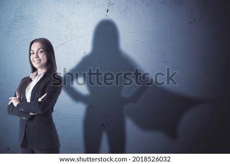 Similar – Image, Stock Photo Shadow of a woman on the white sand