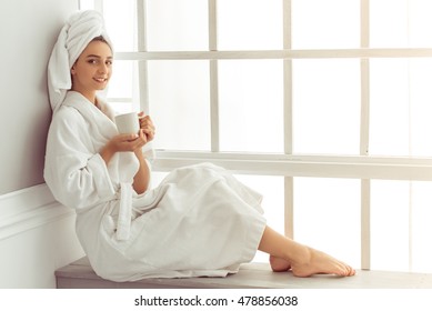 70,196 Bathrobe girl Images, Stock Photos & Vectors | Shutterstock