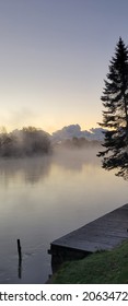 Au Sable River In Oscoda Michigan