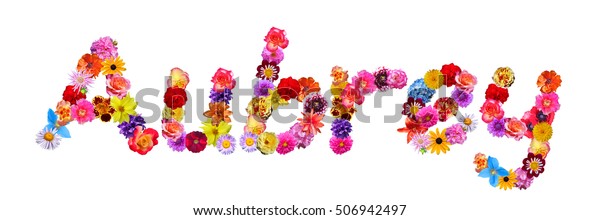 Aubrey Flower Name Stock Photo 506942497 