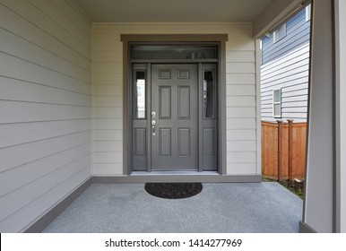 Auburn, WA  USA - May 30, 2019: Residential front exterior