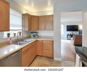 Auburn, WA / USA - Nov. 14, 2019: Modern kitchen interior - Shutterstock ID 1561021247