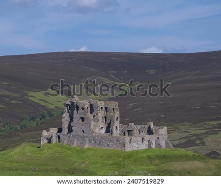 Auchindoun Castle is a 15th-century L-Plan tower castle located in Auchindoun near Dufftown in Moray, Scotland.