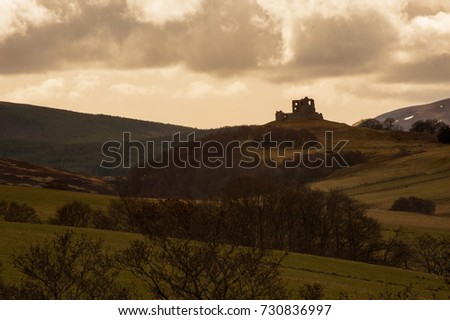 Auchindoun Castle.