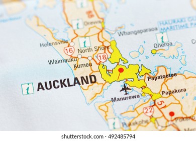 Auckland Area On A Map