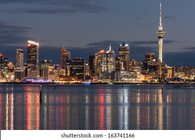 Auckland CBD At Night