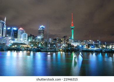 Auckland City At Night