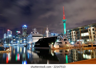 Auckland City At Night