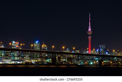 Auckland City At Night