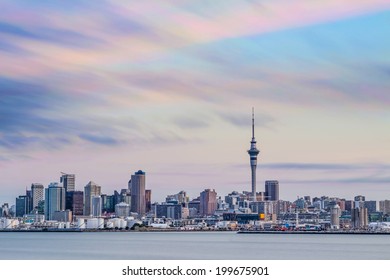 Auckland City Sunset