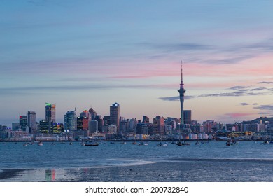 Auckland City Sunset