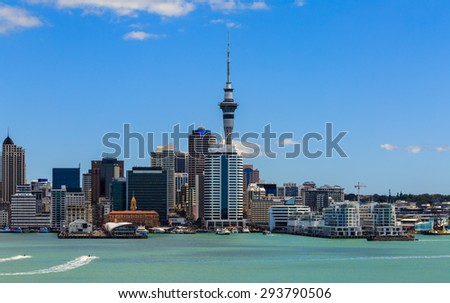 Auckland cityscape, North Island, New Zealand