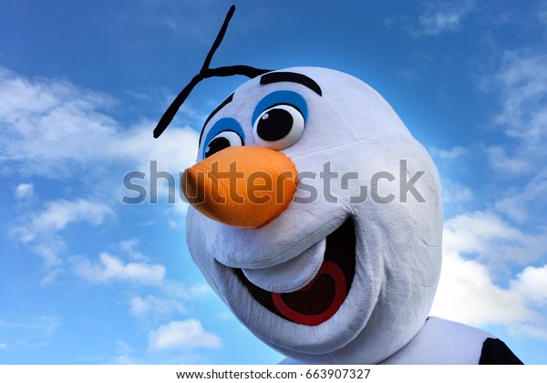 Olaf the snowman.