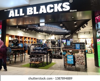 Auckland, New Zealand - April 28,2019: The official All Black store