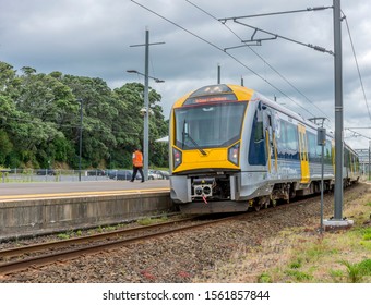 Auckland, New Zealand December 12 2015 Auckland's Orakei Railway Station On The Eastern Line