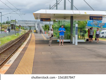 Auckland, New Zealand December 12 2015 Auckland's Orakei Railway Station On The Eastern Line