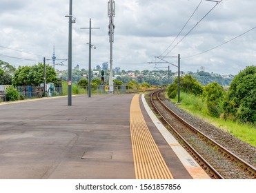 Auckland, New Zealand December 12 2015 Auckland's Orakei Railway Station On The Eastern Line