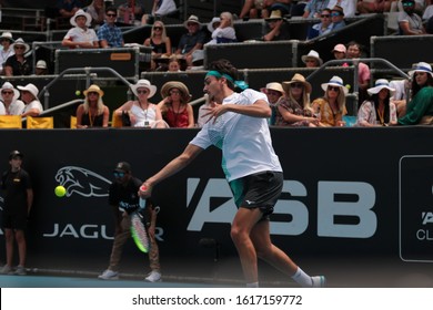 Auckland, New Zealand - January 13 2020: ASB Classic - Men's Tournament - Lorenzo Sonego - Round Of 32