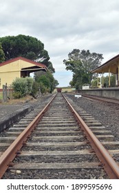 Auckland, New Zealand - January 16, 2021: View Of Glenbrook Vintage Railway Station