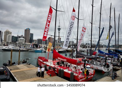 Auckland, New Zealand, March 17th, 2018. Last Days At The Volvo Ocean Race Village At The Auckland Viaduct Before The Next Leg, The Southern Ocean.