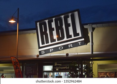 Auckland / New Zealand - March 29 2019: Rebel Sport Store In Botany Town Centre