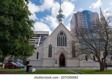 Auckland, New Zealand-11.24.2020: The Church In Auckland City, New Zealand