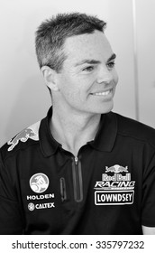 AUCKLAND - NOV 05 2015:Craig Andrew Lowndes OAM Is An Australian Racing Driver In The Repco Supercars Championship Competing In The Holden ZB Commodore. He Is Also A TV Commentator. 