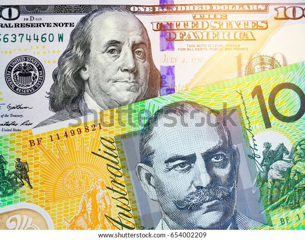 rytme Stewart ø mentalitet Aud Us Dollar Bank Notes Concept Stock Photo (Edit Now) 654002209