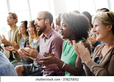 Audience Applaud Clapping Appreciation Training Concept