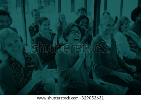 Audience Applaud Clapping Happiness Appreciation Training Concept