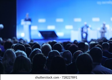 Audience at the conference hall. Business Conference and Presentation - Shutterstock ID 728227891