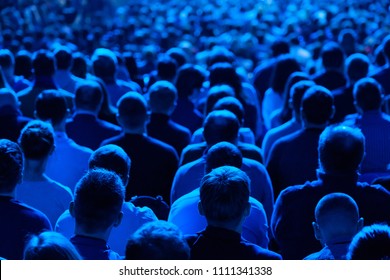 Audience listens to the lecturer at the conference hall - Shutterstock ID 1111341338