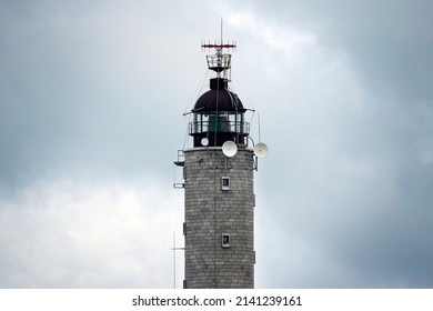 Audinghen, France - 31 march 2022: Lighthouse of Cap Gris Nez, France.