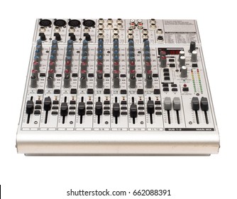 Audio Mixer Console Isolated.